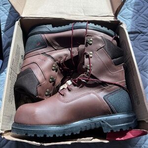 Brand New: Red Wing Burner XP Dark Brown work shoes